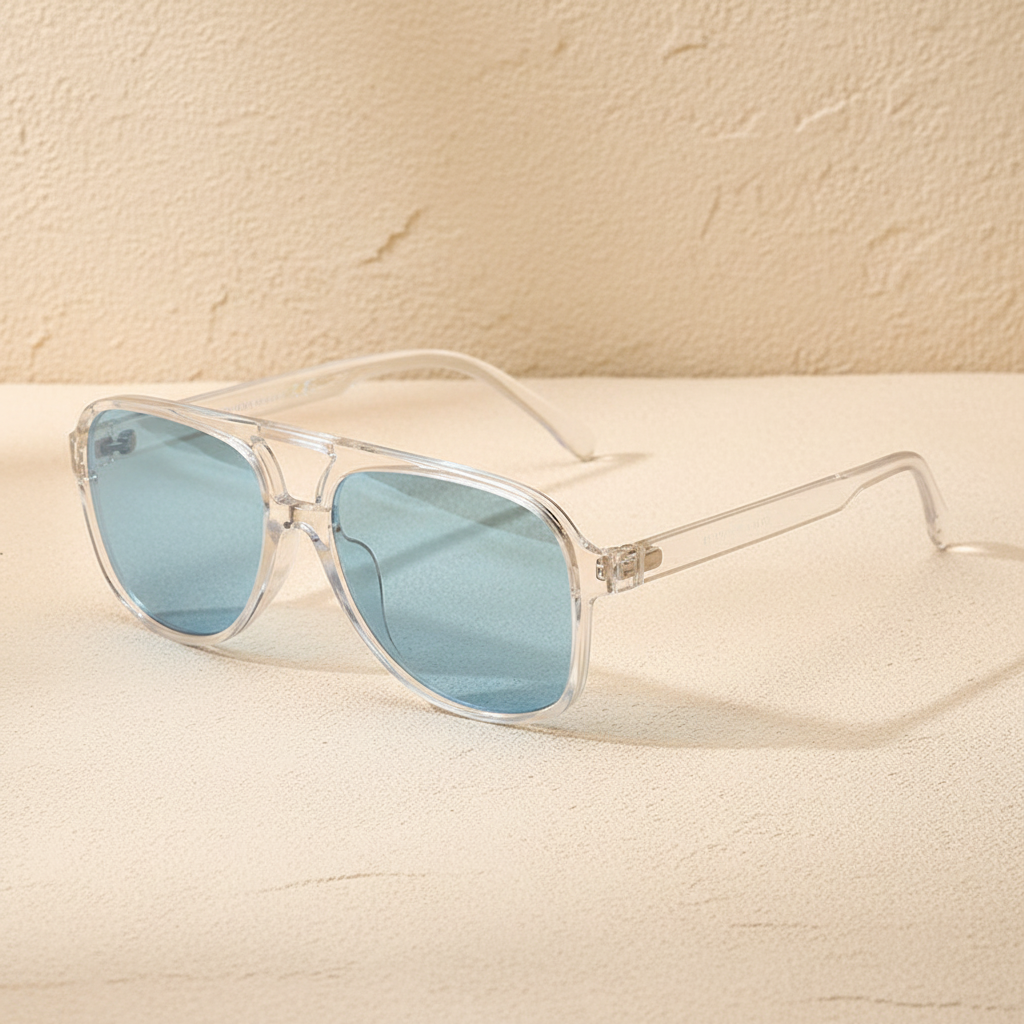 Marrakesh Oversized Double Bridge Sunglasses | Vintage Aviator Eyewear