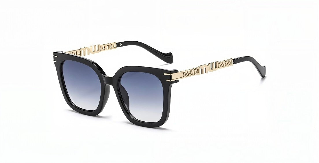 Iris Slim Metal Wire Frame Glasses - Retro Office Siren Aesthetic Eyewear
