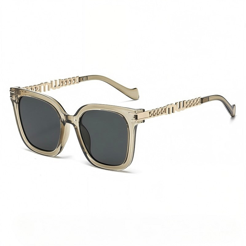 Iris Slim Metal Wire Frame Glasses - Retro Office Siren Aesthetic Eyewear