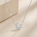 Selena Celestial Moon & Heart Necklace - Dainty Gold Jewelry