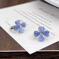 Como Luminous Clover Earrings - Italian Heritage Quadrifoglio Lucky Studs⁠