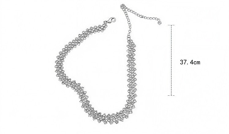 Luna Spark Multi-Layer Diamond Choker⁠