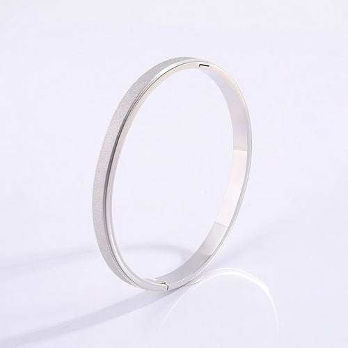 Aura Sleek Cuff Bangle - Minimalist Stacking Bracelet