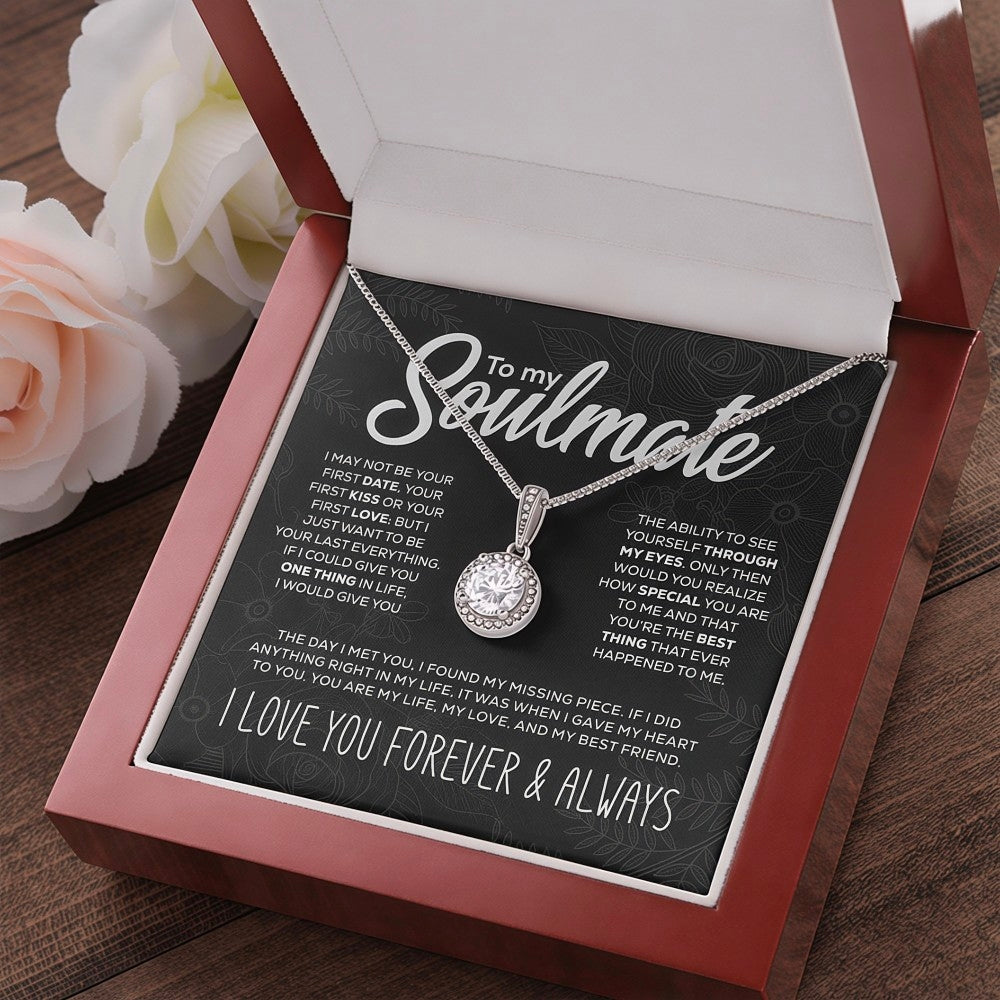 Lyra Sparkling Diamond Solitaire Necklace - Dainty Gold Jewelry