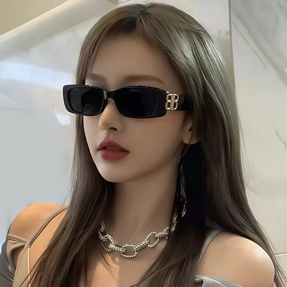 Nova Cyber Grunge Frameless Sunglasses - Ombre Lens Festival Eyewear