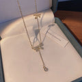 Amour Vintage Coin Layered Necklace - 18K Gold Plated Aesthetic Pendant